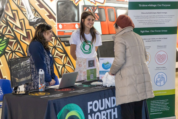 Information stand for Foundation North